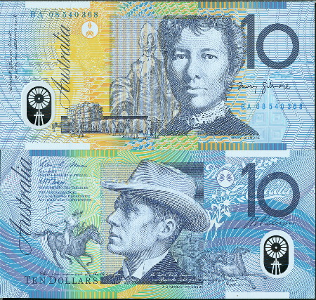 10 dollars  (90) UNC Banknote