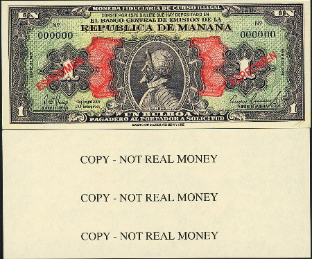 1 bulboa  (90) UNC Banknote