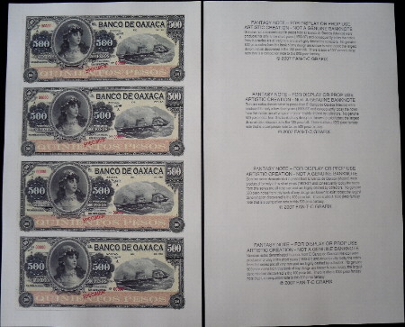 500 peso  (90) UNC Banknote