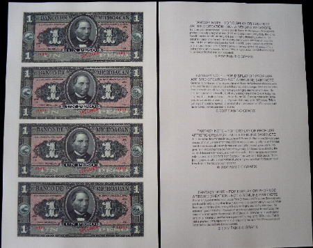 1 peso  (90) UNC Banknote