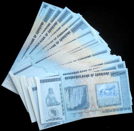 100 sextillion dollars (90) UNC Banknote