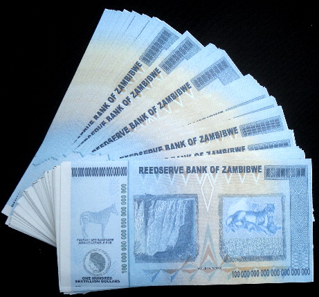100 sextillion dollars (90) UNC Banknote