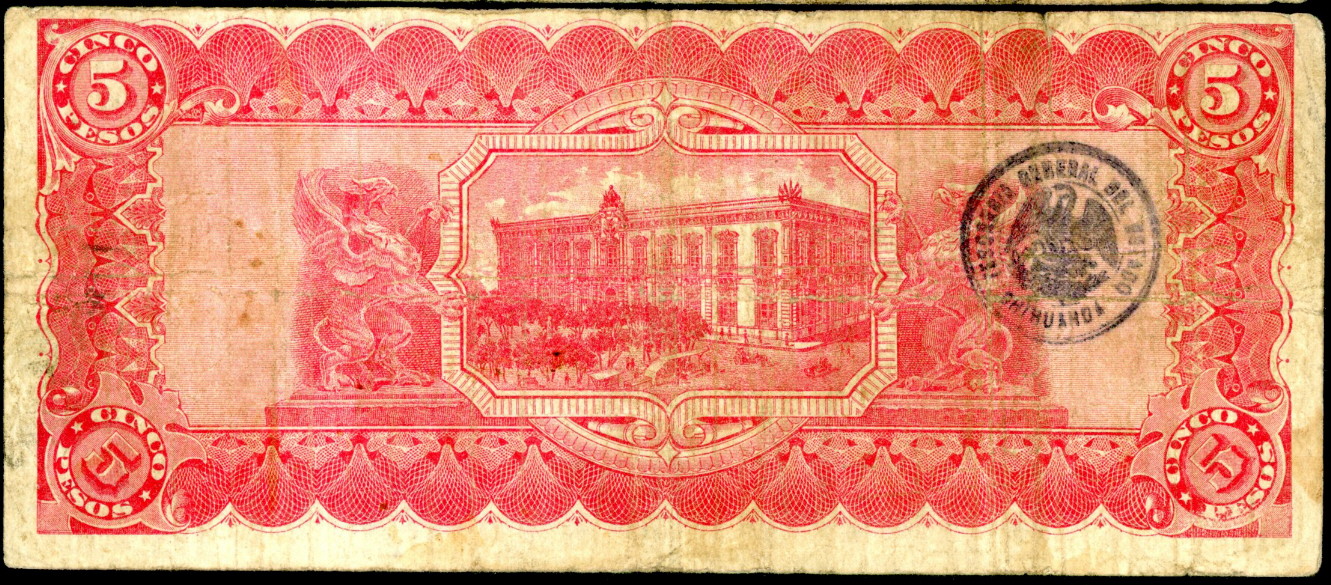 5 pesos (50) F Banknote