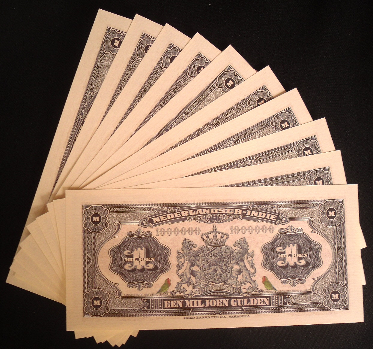 1,000,000 Gulden (90) UNC Banknote