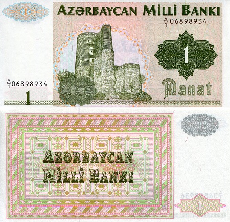 1 Manat  (90) UNC Banknote