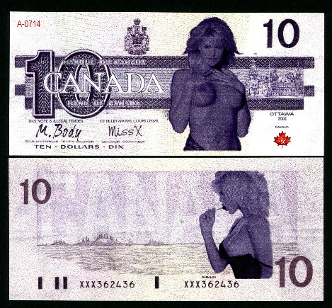 10 dollars  (90) UNC Banknote