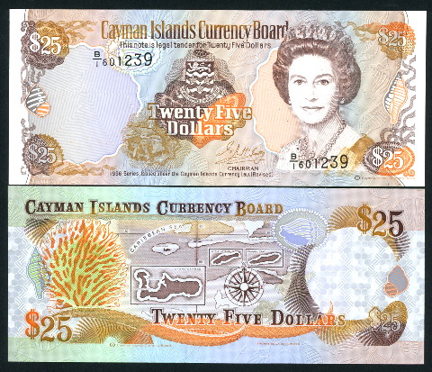 25 dollars  (90) UNC Banknote