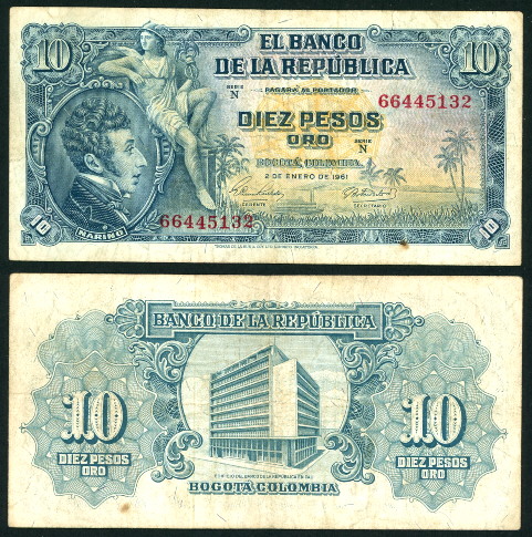 10 pesos oro  (50) F Banknote