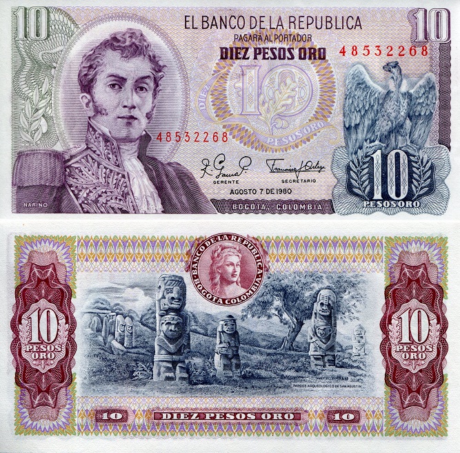 10 pesos oro  (90) UNC Banknote