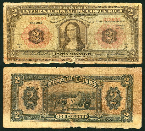 2 colones  (20) FR Banknote