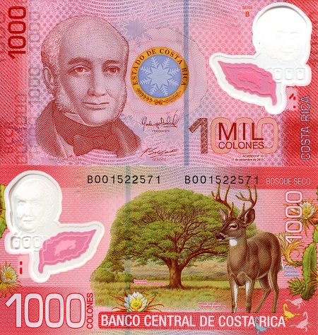 1,000 Colones  (90) UNC Banknote
