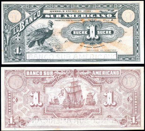 1 sucre  (90) UNC Banknote