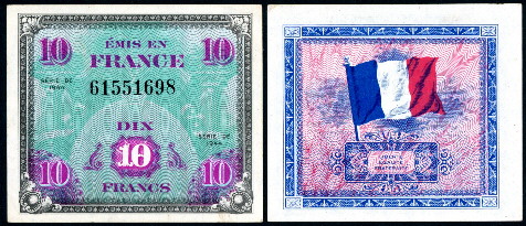 10 francs  (90) UNC Banknote