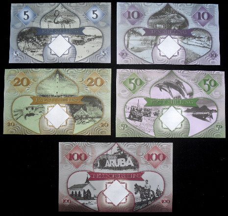 5-100 shillings  (90) UNC Banknote