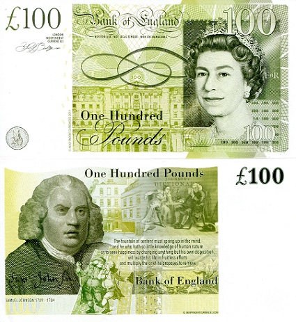 British Pound 100