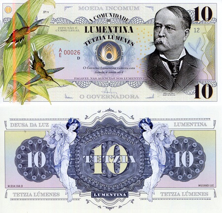 10 lumenes  (90) UNC Banknote