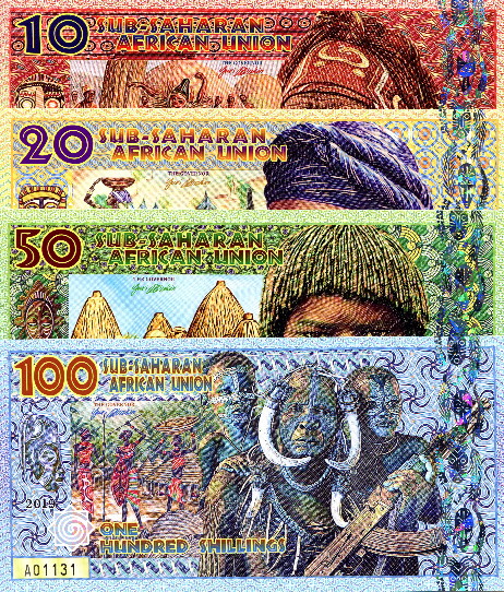 10-100 shillings  (90) UNC Banknote