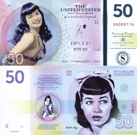 50 dollars  (90) UNC Banknote