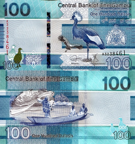 100 dalasis  (90) UNC Banknote
