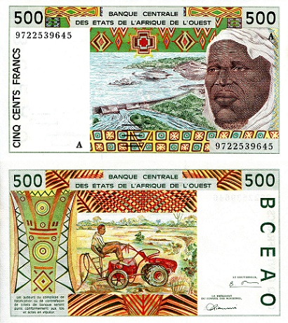 500 francs  (80) AU Banknote