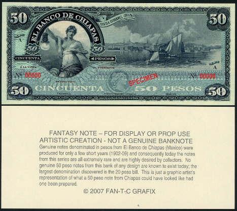 50 peso  (90) UNC Banknote