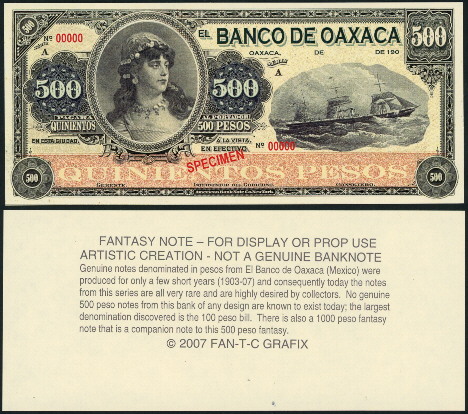 500 peso  (90) UNC Banknote