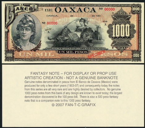 1000 peso  (90) UNC Banknote