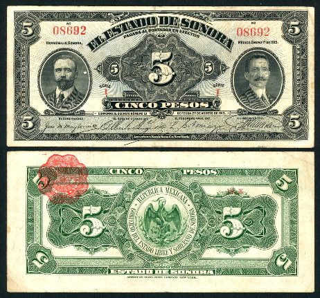 5 pesos  (50) F Banknote