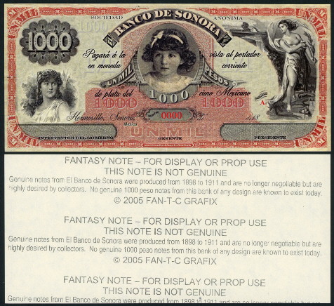 1000 pesos  (90) UNC Banknote