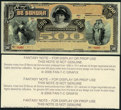 500 peso  (90) UNC Banknote