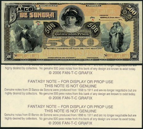 500 peso  (90) UNC Banknote