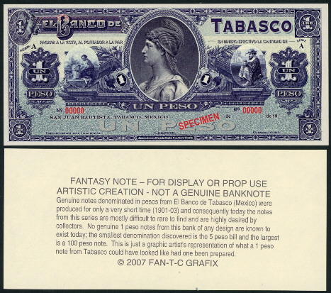 1 peso  (90) UNC Banknote