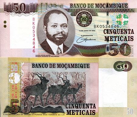 50 Meticais  (90) UNC Banknote