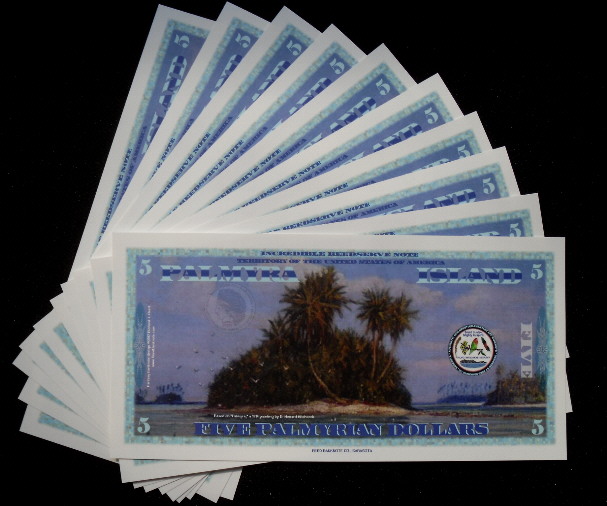 5 Palmyrian dollars  (90) UNC Banknote
