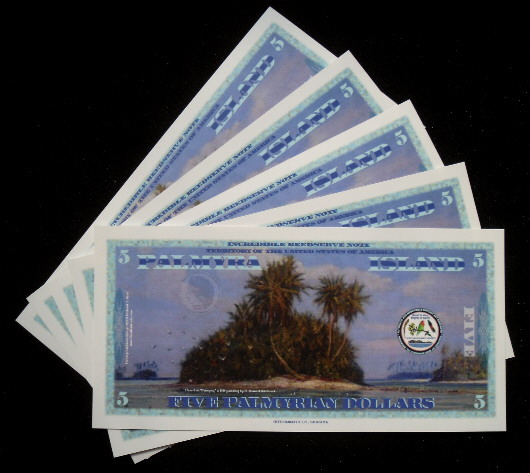 5 Palmyrian dollars (90) UNC Banknote