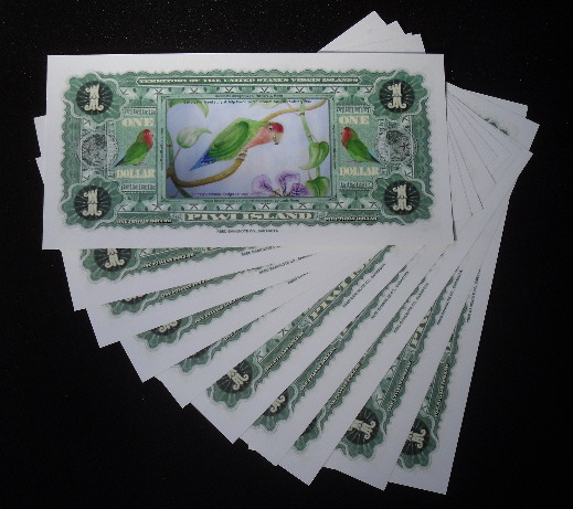 1 Piwian dollar (90) UNC Banknote
