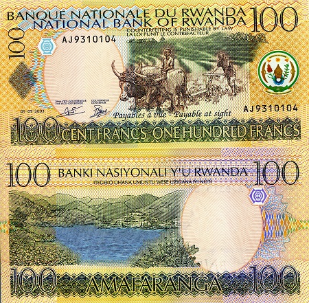 100 francs  (90) UNC Banknote