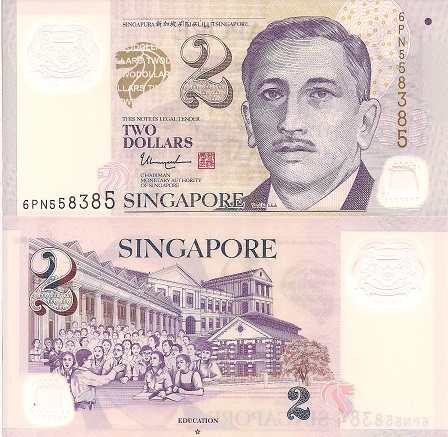 2 dollars  (90) UNC Banknote