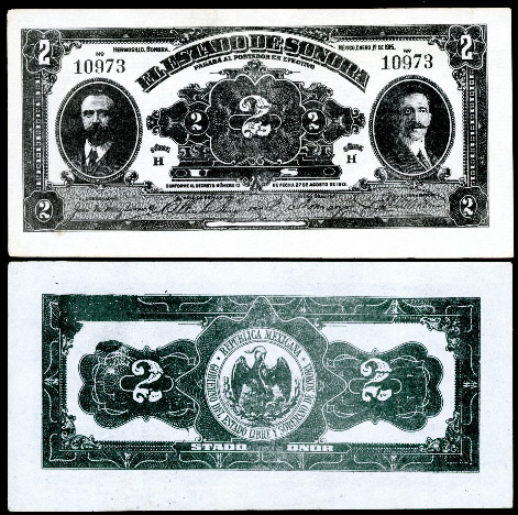 2 (pesos)  (60) VF Banknote
