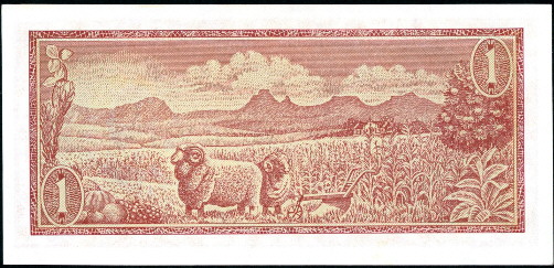 1 rand (60) VF Banknote