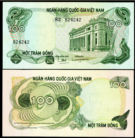 100 dong  (85) AU-UNC Banknote