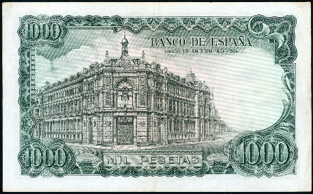 1000 pesetas (60) VF Banknote