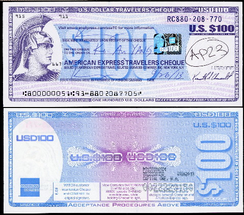 100 dollars  (70) EF Banknote